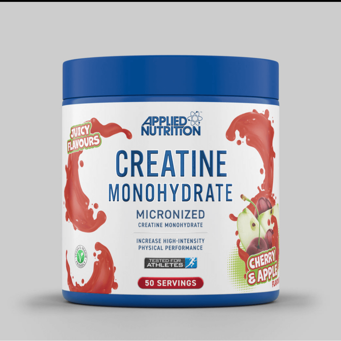 Applied Nutrition, Creatine, Monohydrate, Micronized, 250 G 50 Serving, Cherry & Apple