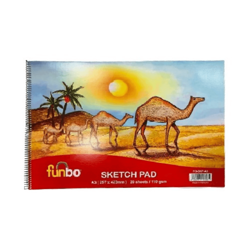 Funbo A3 Sketch Pad 110gsm 20 Sheets