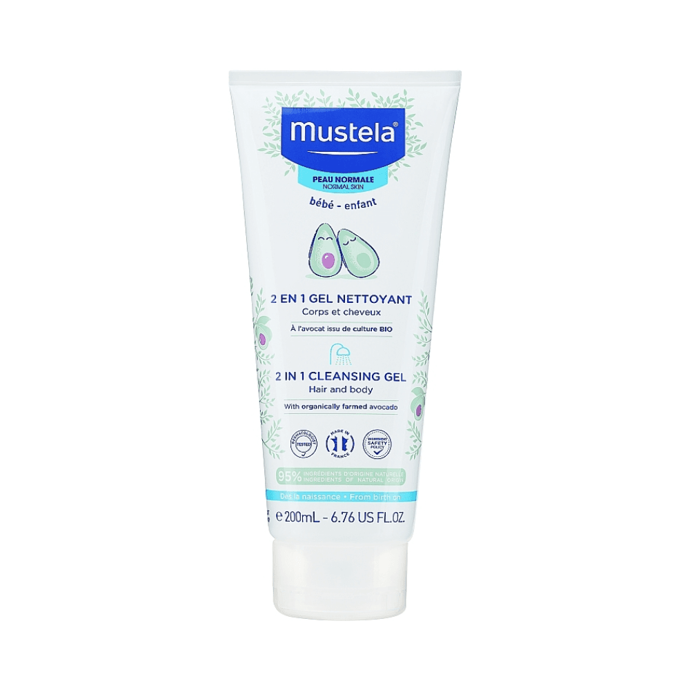 Mustela 2-in-1 Cleansing Gel For Hair & Body 200ml