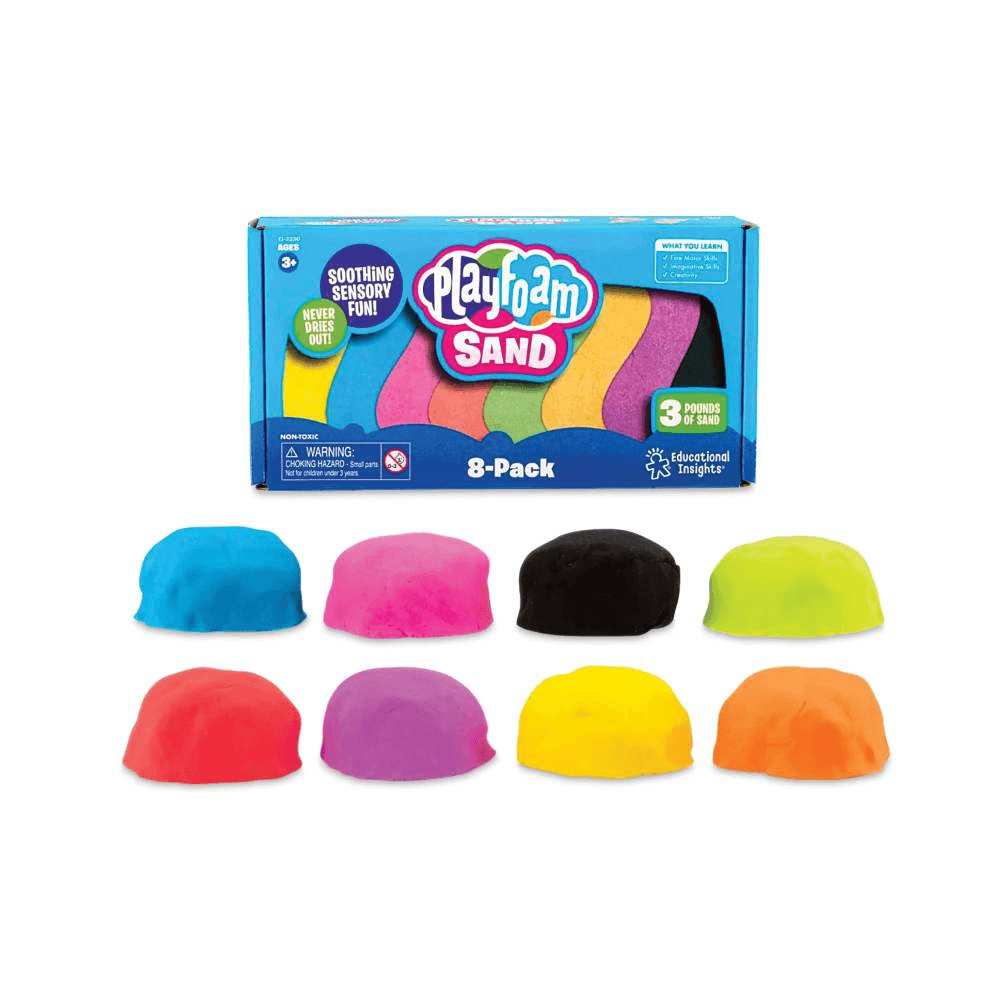 Playfoam Colorful Sand Pack 8Pcs