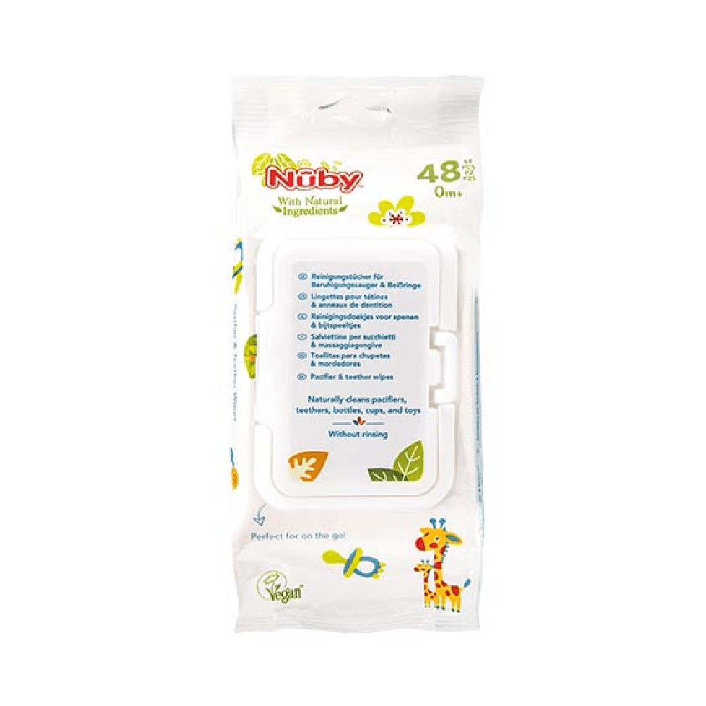 Nuby Pacifier Wipes 48Pcs