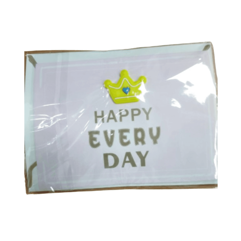 Happy Every Day Card With Crown - Pink 