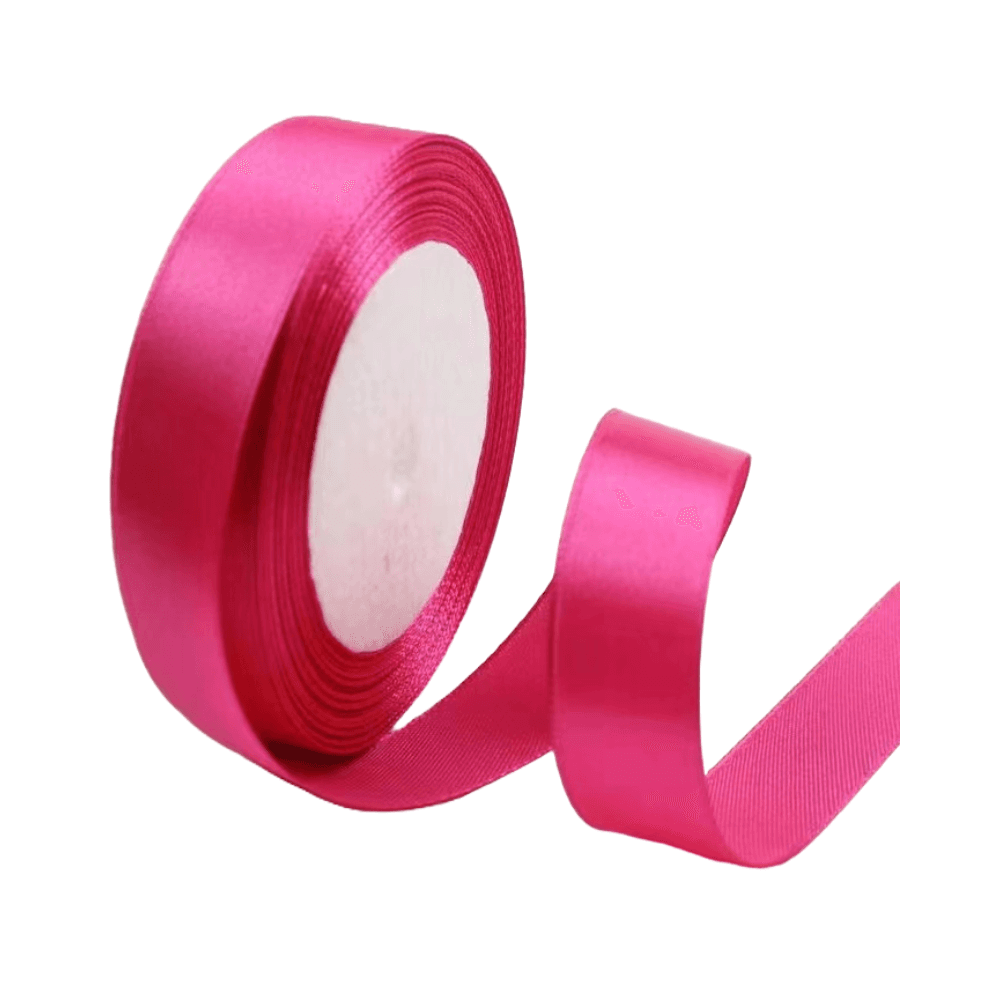 Fuchsia Satin Ribbon