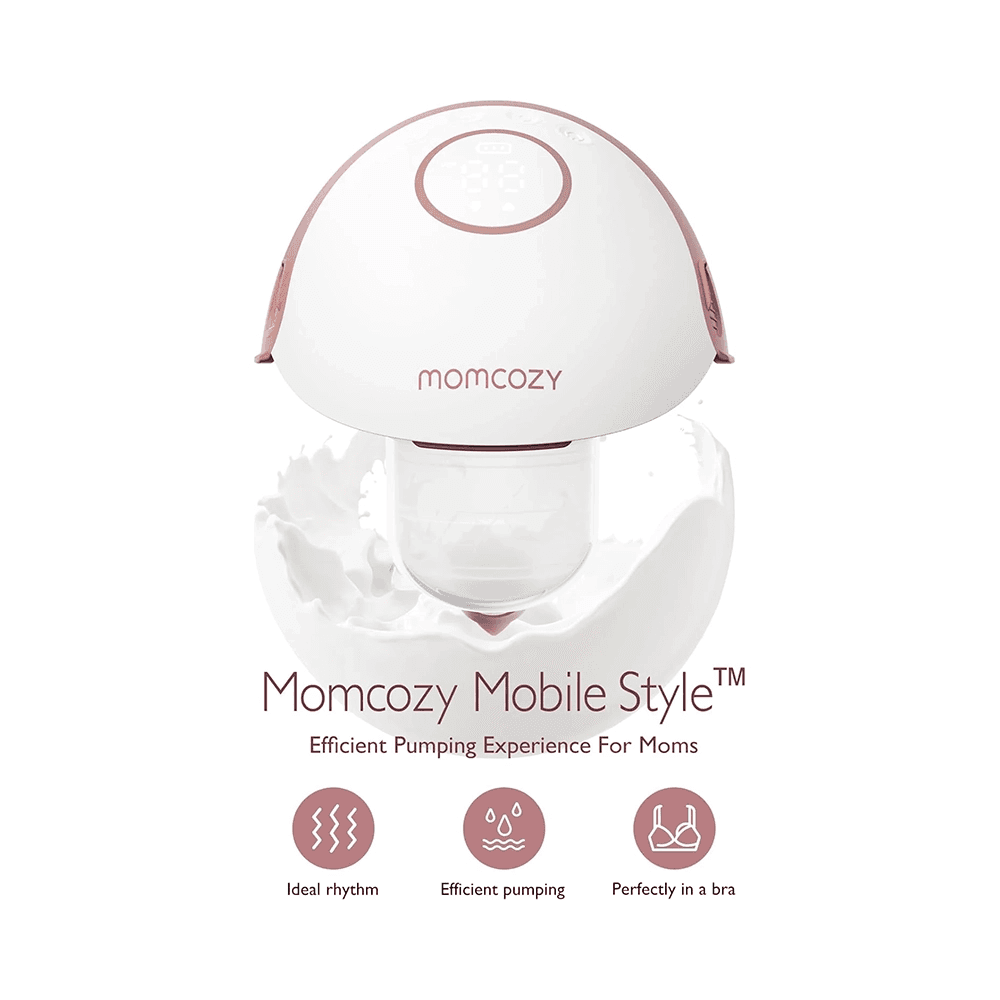 Momcozy M6 Mobile Style Double Wearable Breast Pump - Maroon
