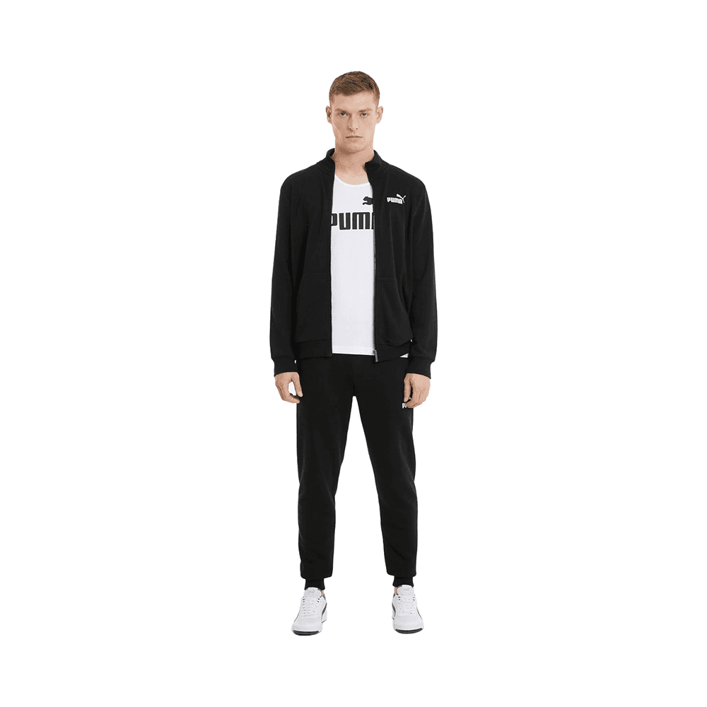 Puma Men's ESS Track Jacket - Black - Size - L