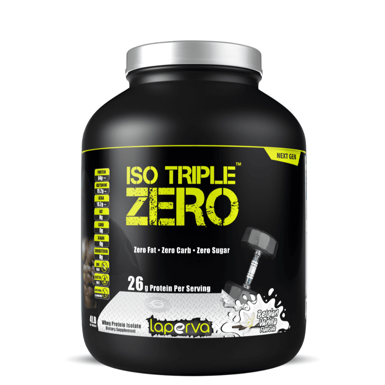 Laperva, Iso Triple Zero, 4 Lb, Vanilla