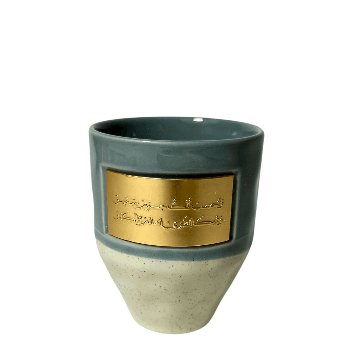 Handmade Ceramic Blue Cup