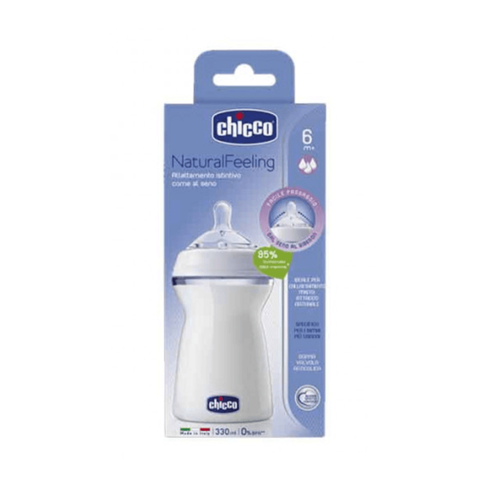 Chicco Natural Feeling Fast Flow Bottle 6m+ 330ml 