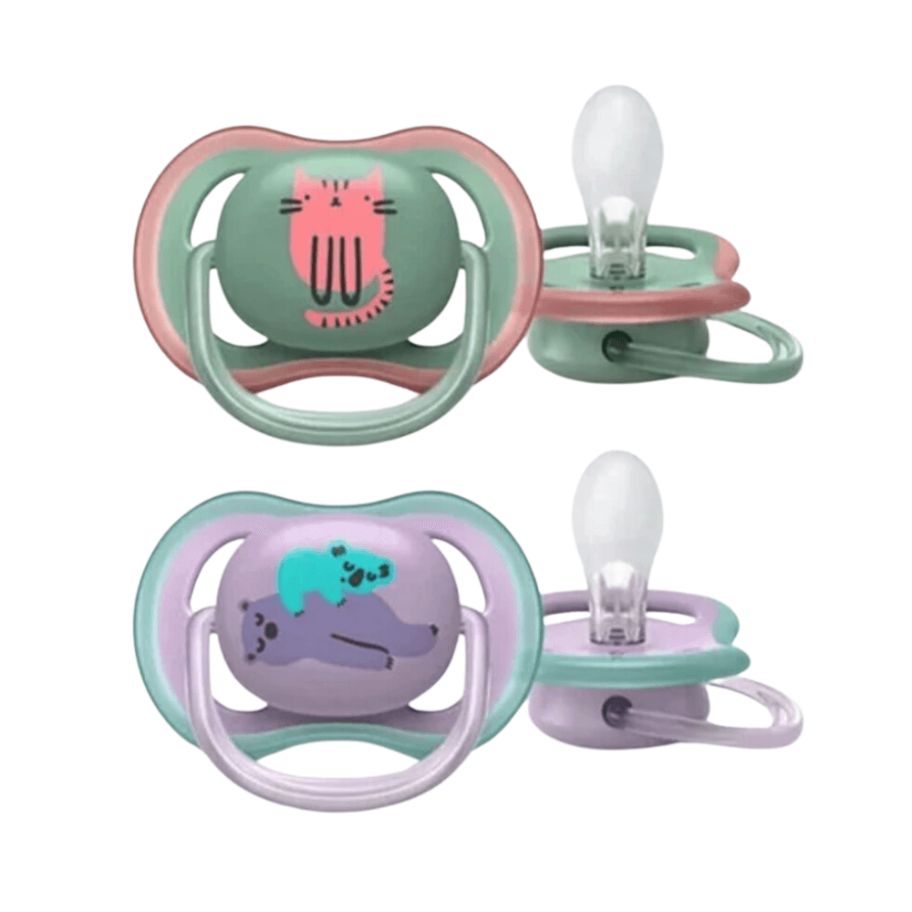Philips Avent Ultra Air Girl Pacifier Deco 6-18 Months 2Pcs 085/19