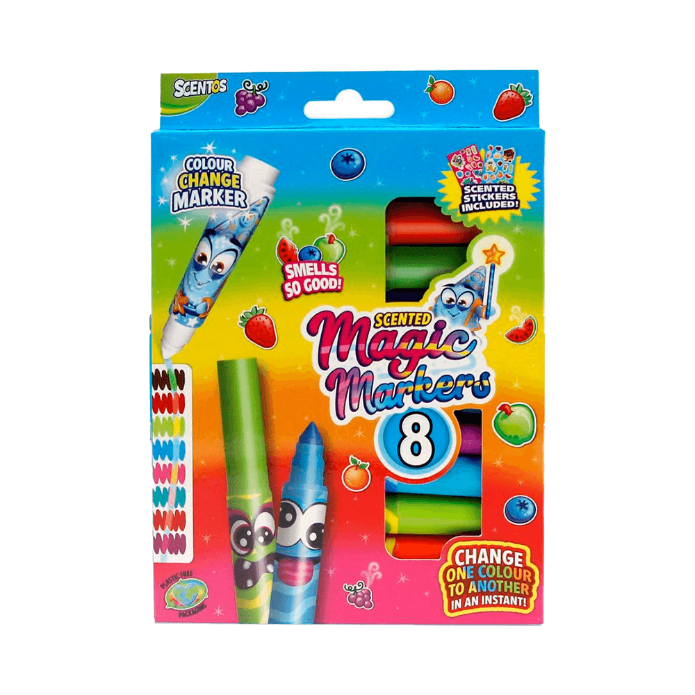 Scentos Scented Magic Markers Set 8Pcs