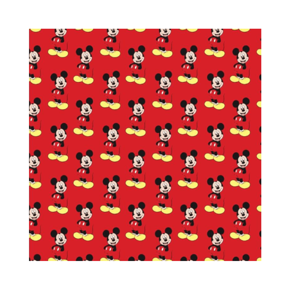 Mickey Gift Wrapping Paper - Red 