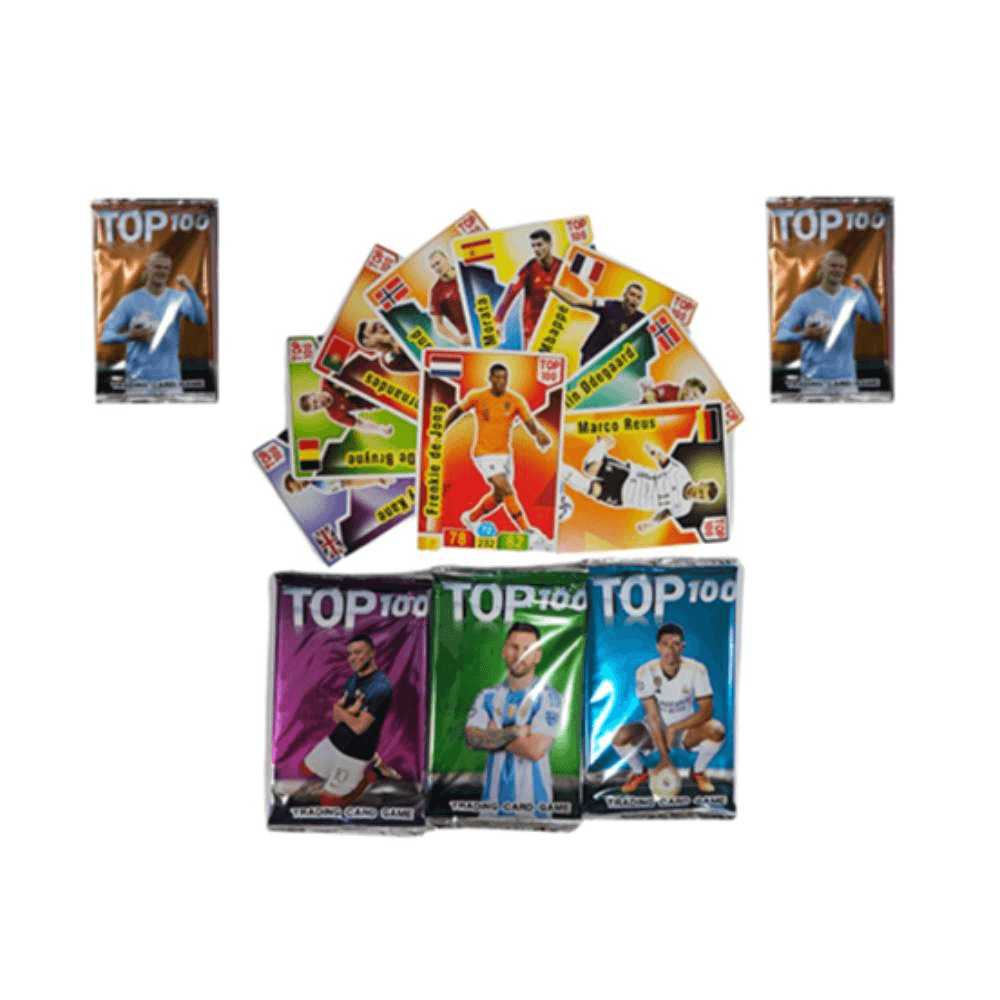 Football Card Set 10Pcs 