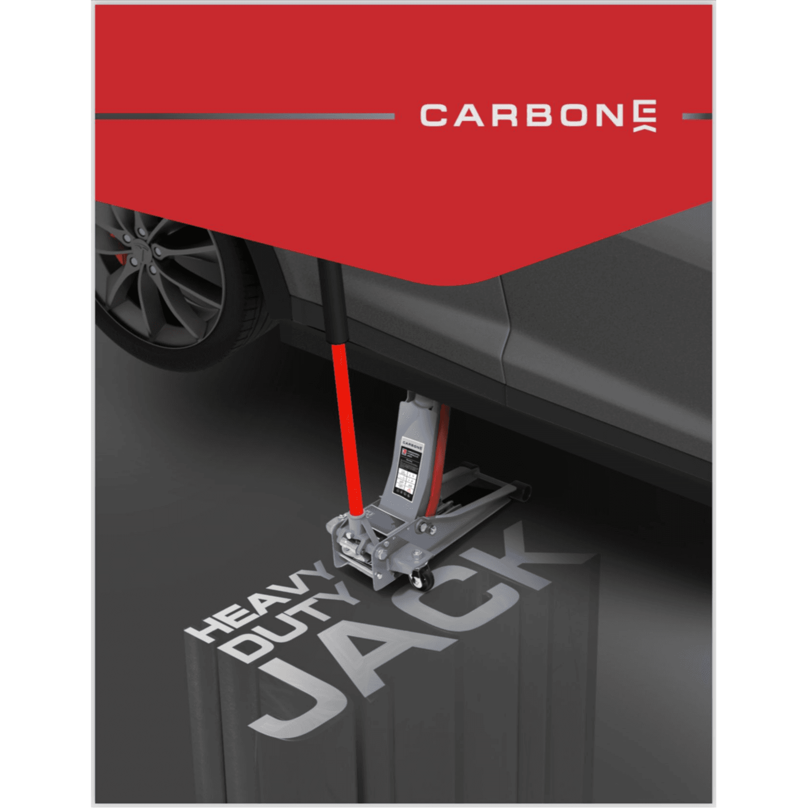 Carbone-Hydraulic Floor Jack 3-Ton