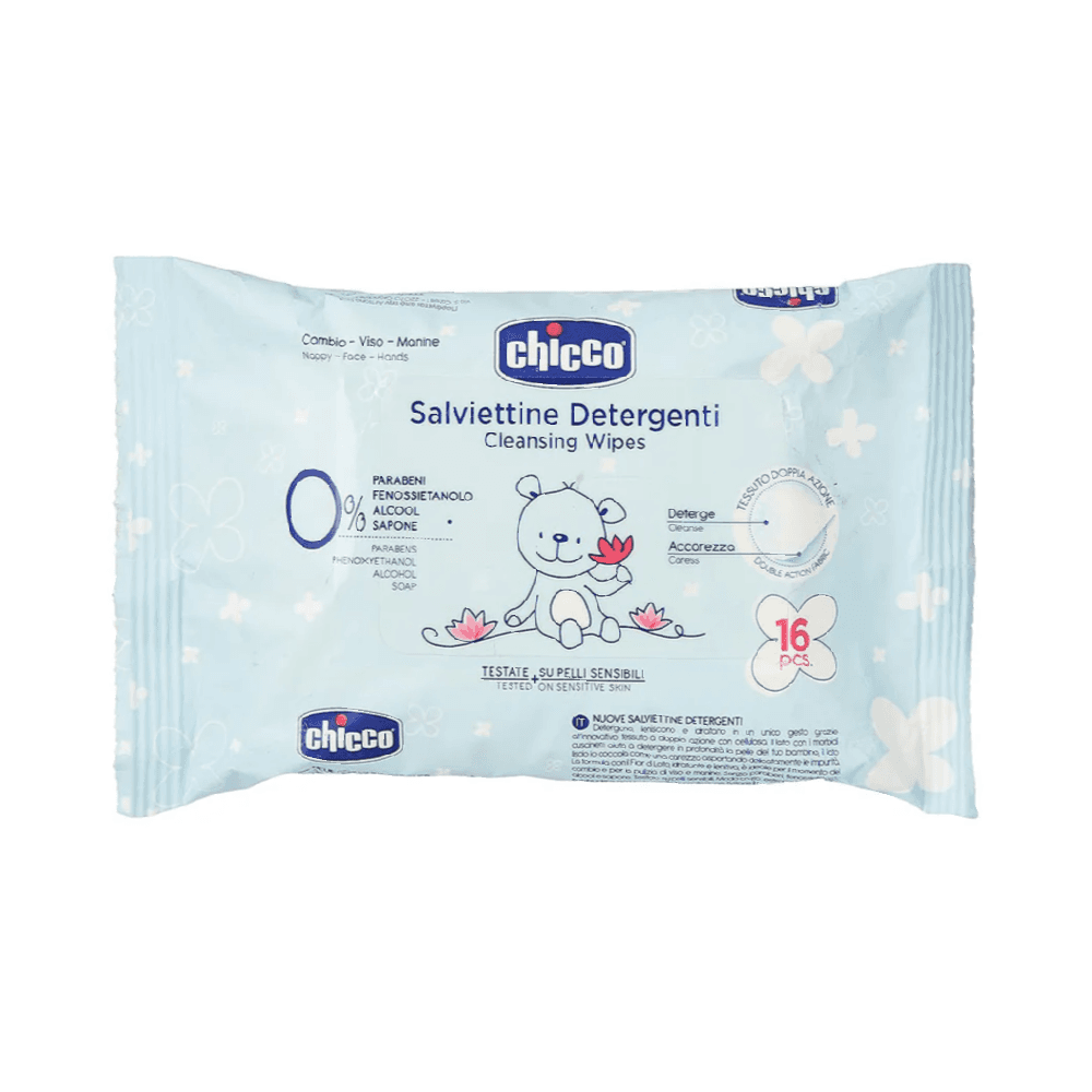 Chicco Cleansing Wipes 16Pcs