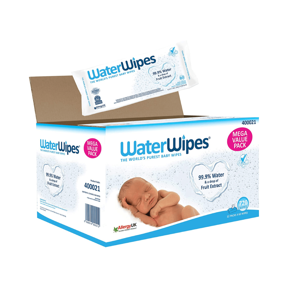 WaterWipes The Worlds Purest Wipes Mega Value 12 Packs 720Pcs