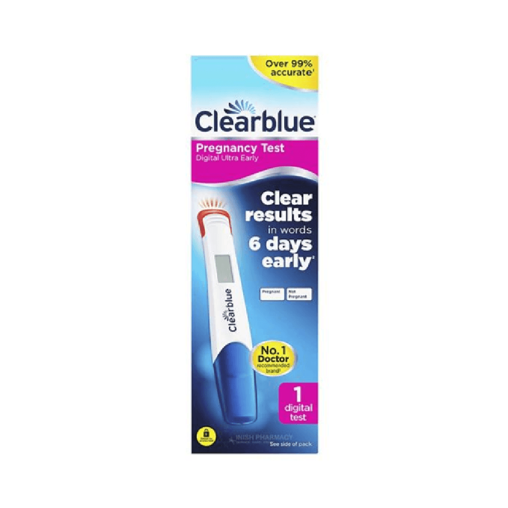 Clearblue Digital Ultra Early 6 Days Early Pregnancy Test With Clear Results In Words 1Pc