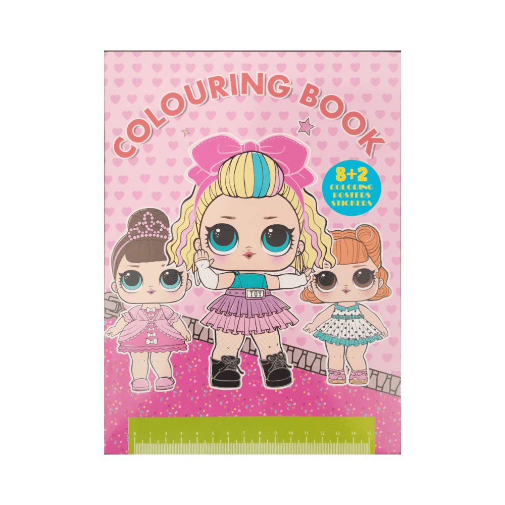 LOL Doll Coloring Book With Stickers 