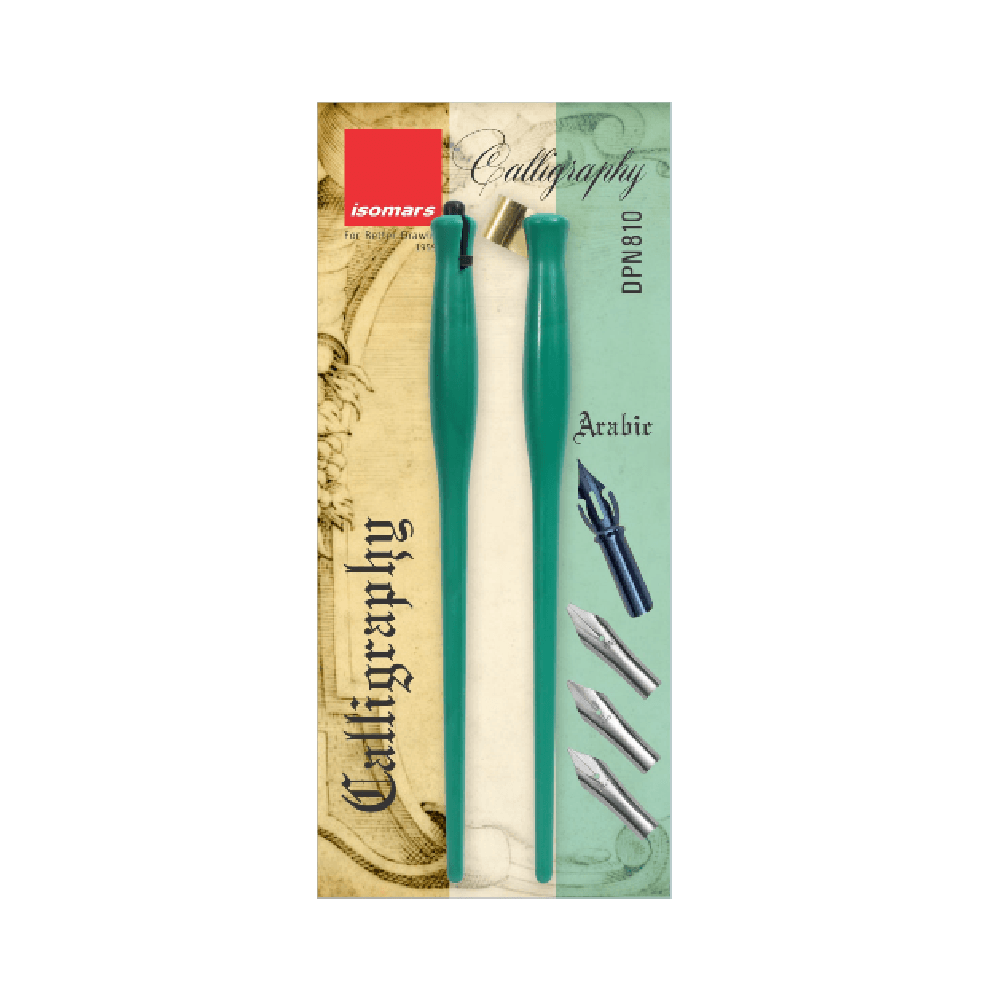 Isomars Arabic Calligraphy Dip Pen Holder With Nibs