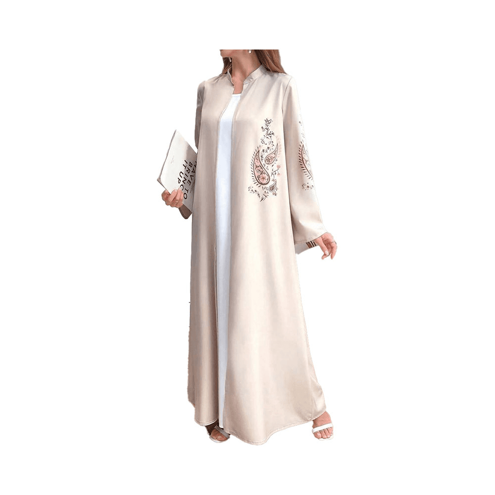 Paisley Printed Abaya for Women - Size - 36(S)