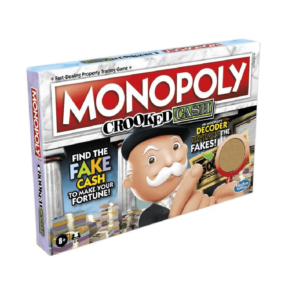 Monopoly Crooked Cash Board Game with Decoder
