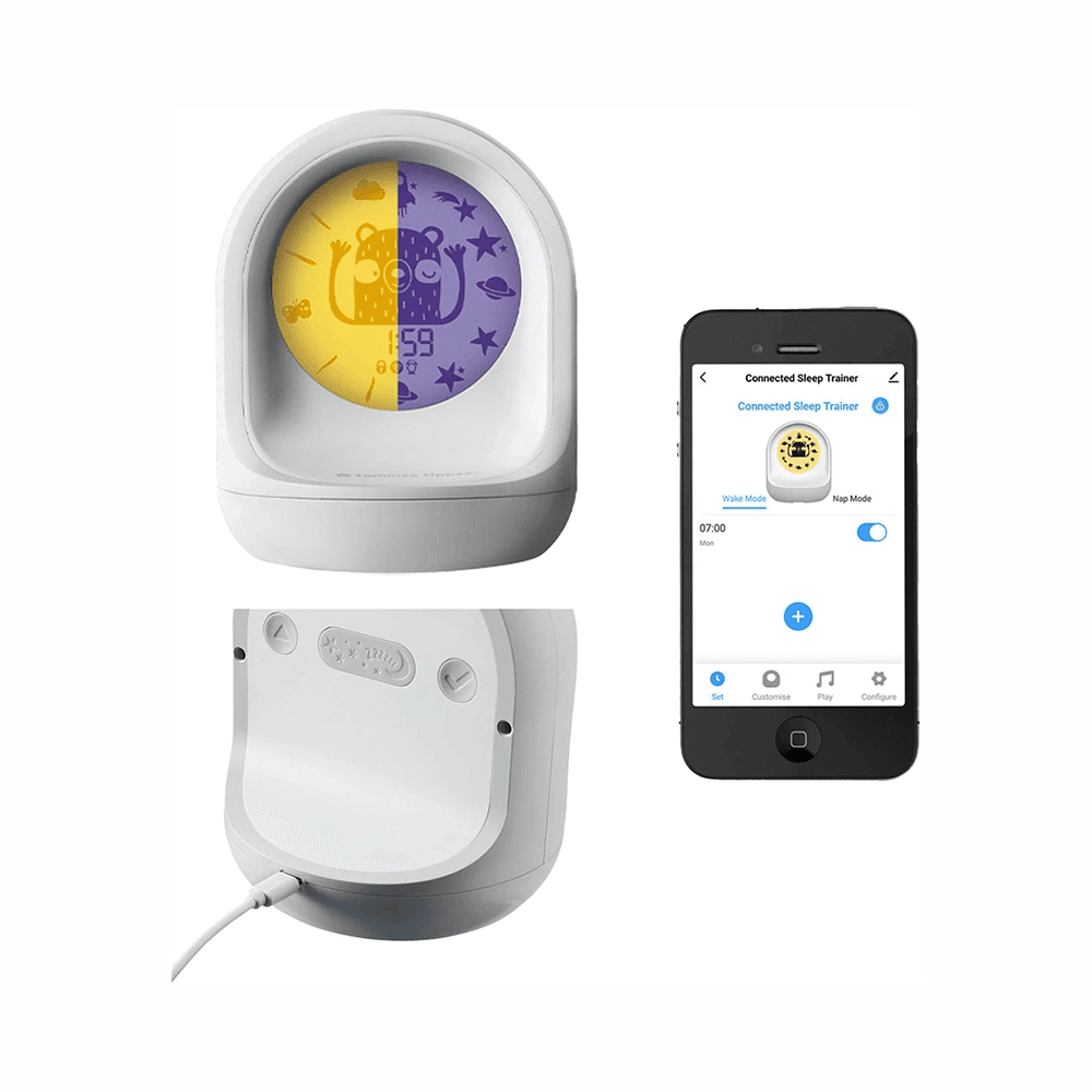 Tommee Tippee Timekeeper Connected Baby Sleep Trainer Clock