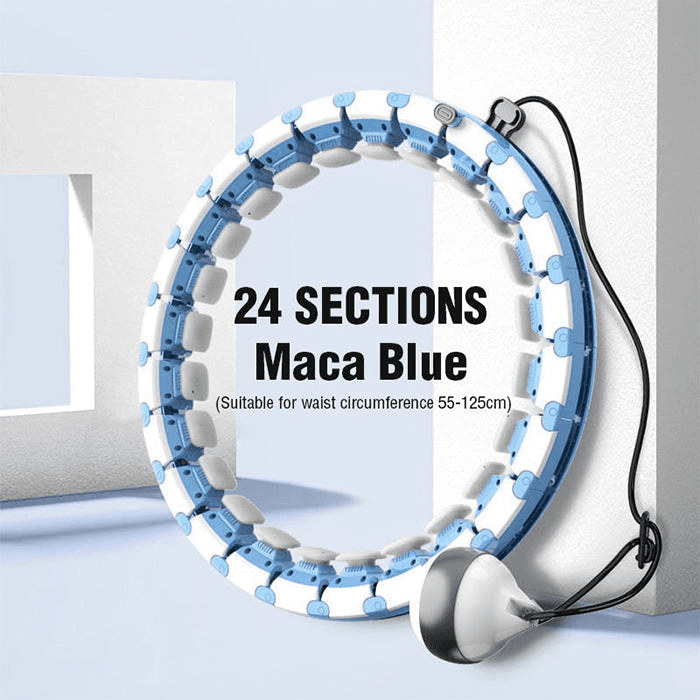 Smart Weight Loss Hula Hoop, Fitness Ring For Body Shaping-BLUE