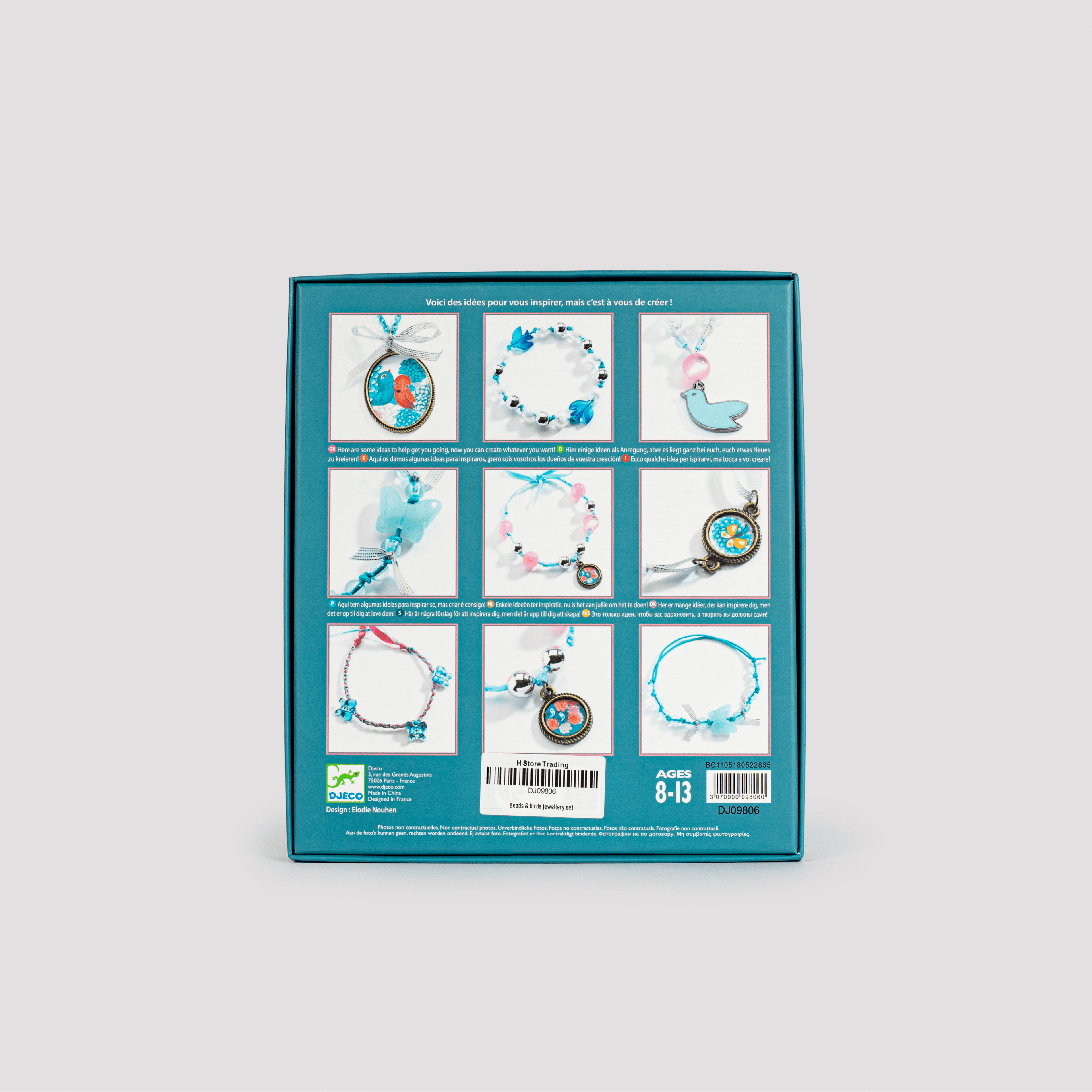 Beads And Birds Jewellery Set