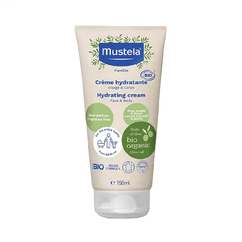 Mustela Bio Organic Olive Oil Face & Body Hydrating Cream 150ml