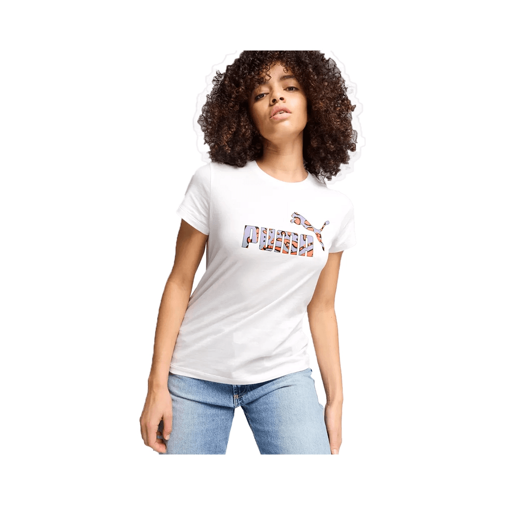 Puma Women's ESS+ Hypernatural T-Shirt - White - Size - XL