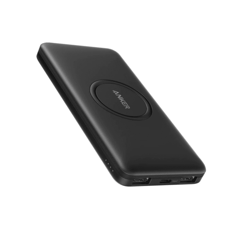 Anker Wireless Portable Charger, Powercore 10,000Mah Power Bank With Usb-C (A1615H11)