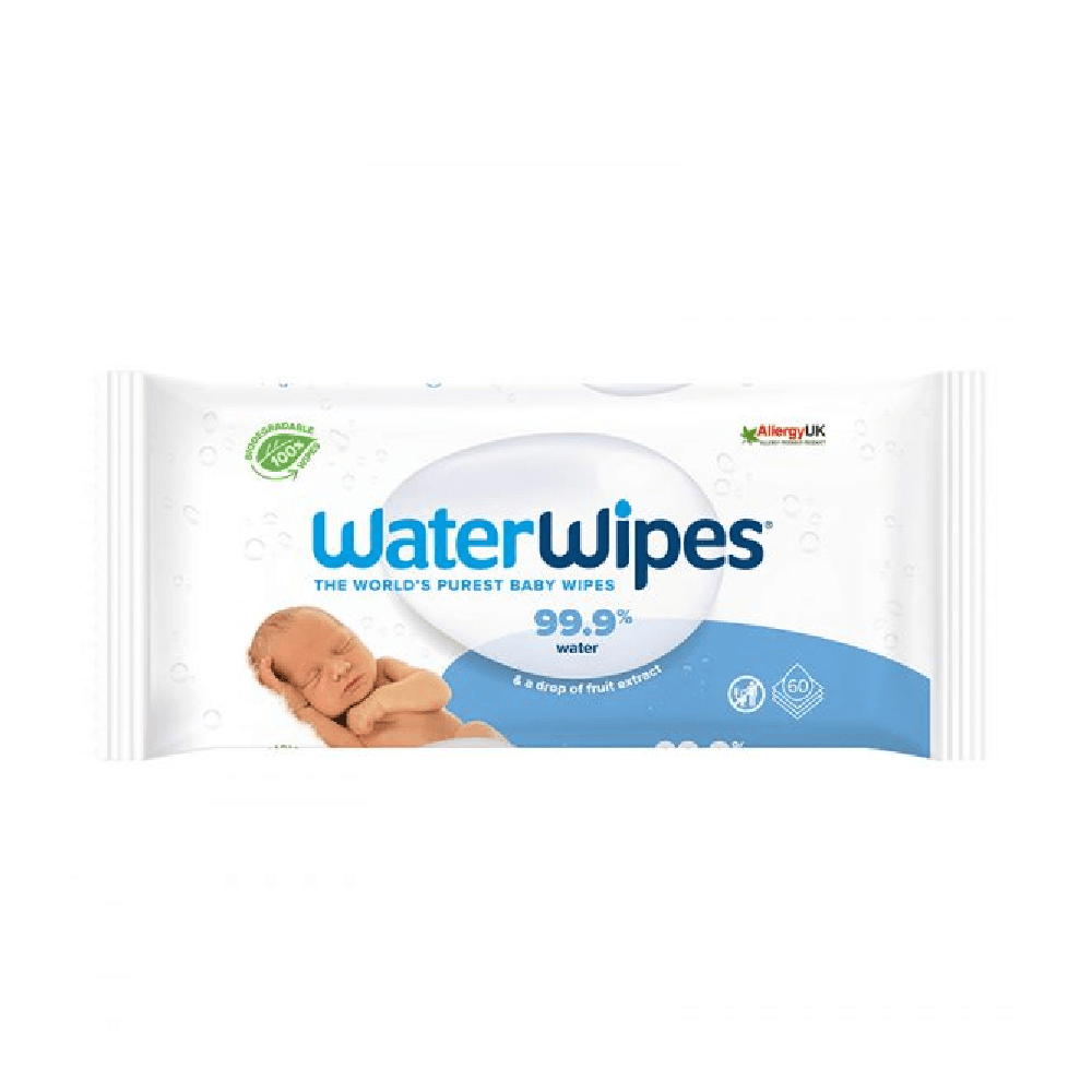 WaterWipes Baby Wipes 60Pcs