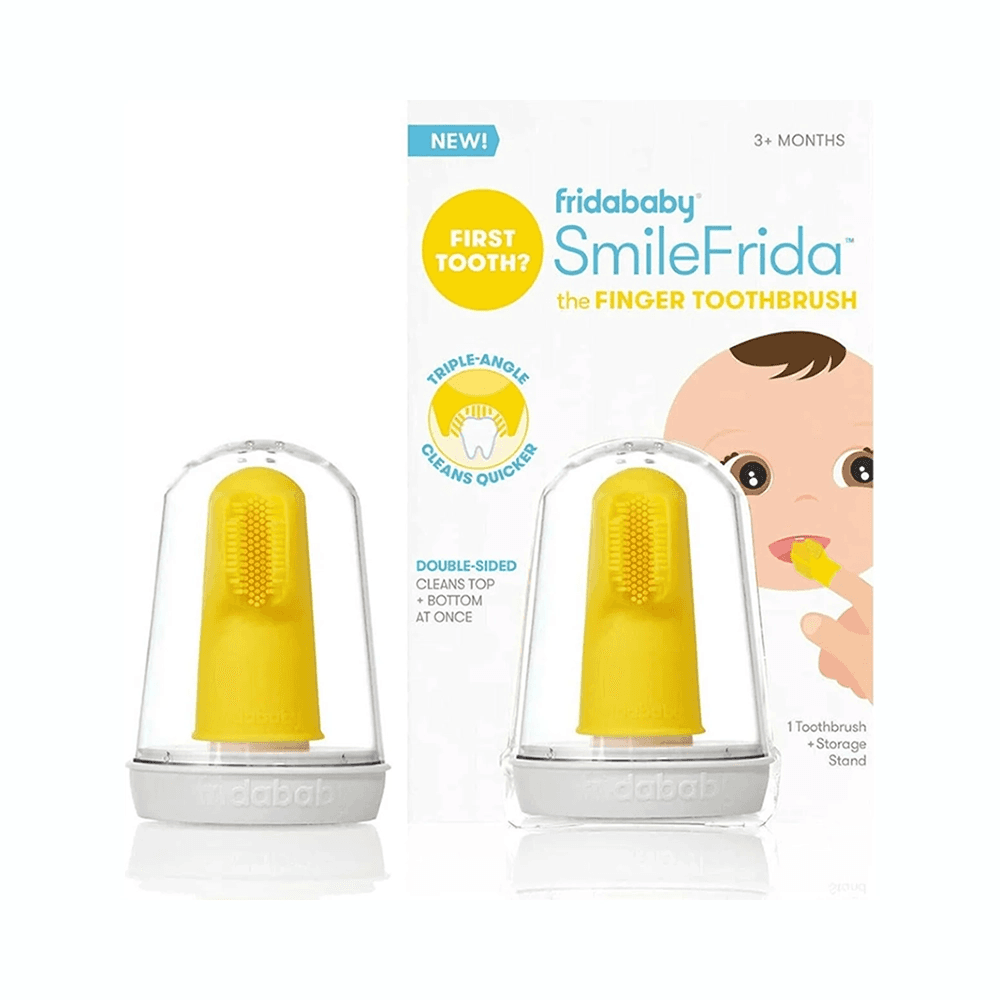 Frida Baby Babys's First Toothbrush With Case 3+ Months