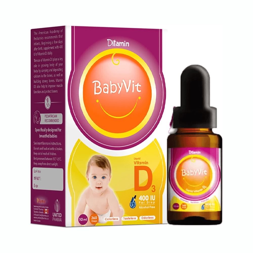 Ditamin BabyVit Liquid Vitamin D3 400IU Per Drop 10ml