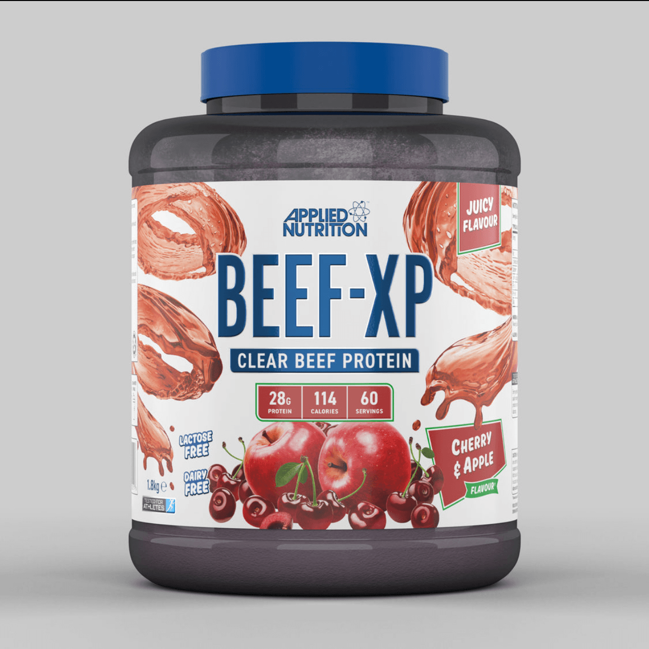 Applied Nutrition Beef-Xp (Halal) 4Lb 60 Serving Cherry & Apple