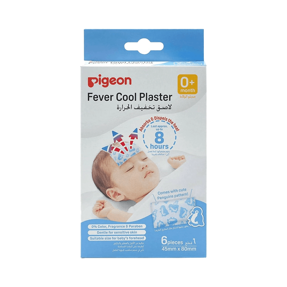 Pigeon Fever Cool Plaster For 0+ Months 6Pcs