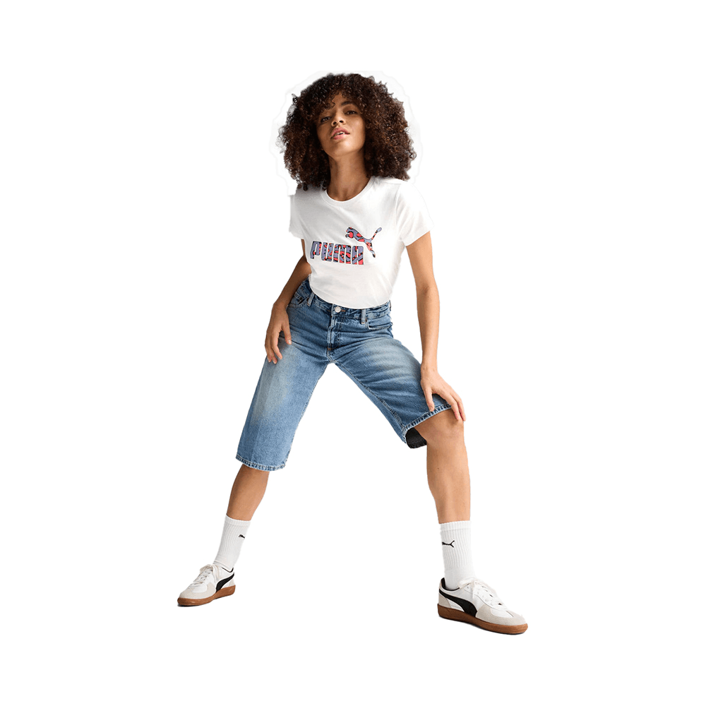 Puma Women's ESS+ Hypernatural T-Shirt - White - Size - XL