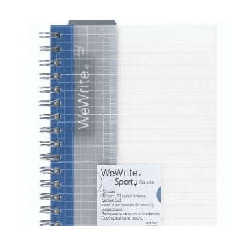 Foldermate Dual Spiral A4 Ruled Notebook 70sheets