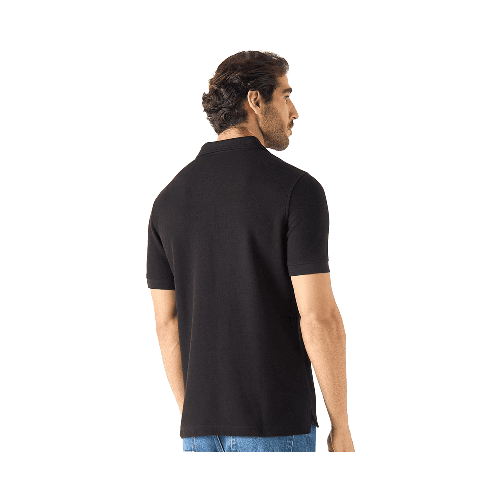 Polo T-shirt with Short Sleeves for Men - Black - Size - L