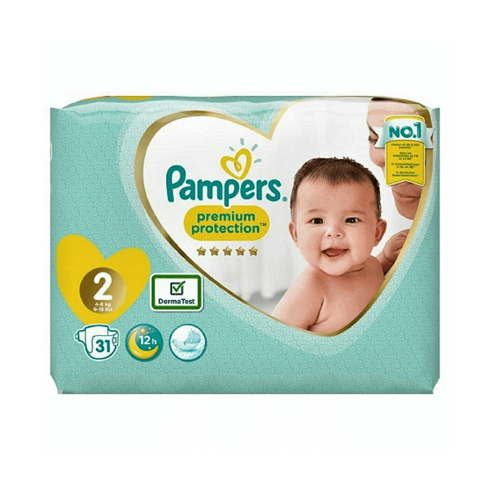 Pampers Premium Protection Diapers Size 2 31Pcs