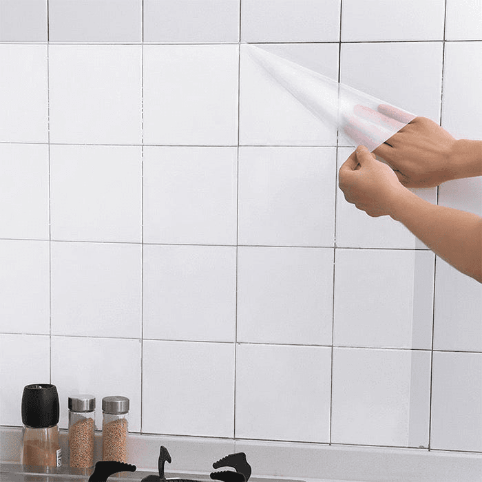 Transparent Kitchen Oil Proof Self Adhesive Wallpaper