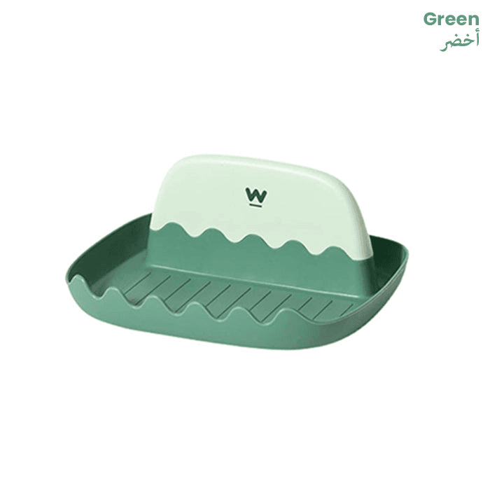 Silicone Spoon & Lid Holder With Drip Pad-GREEN