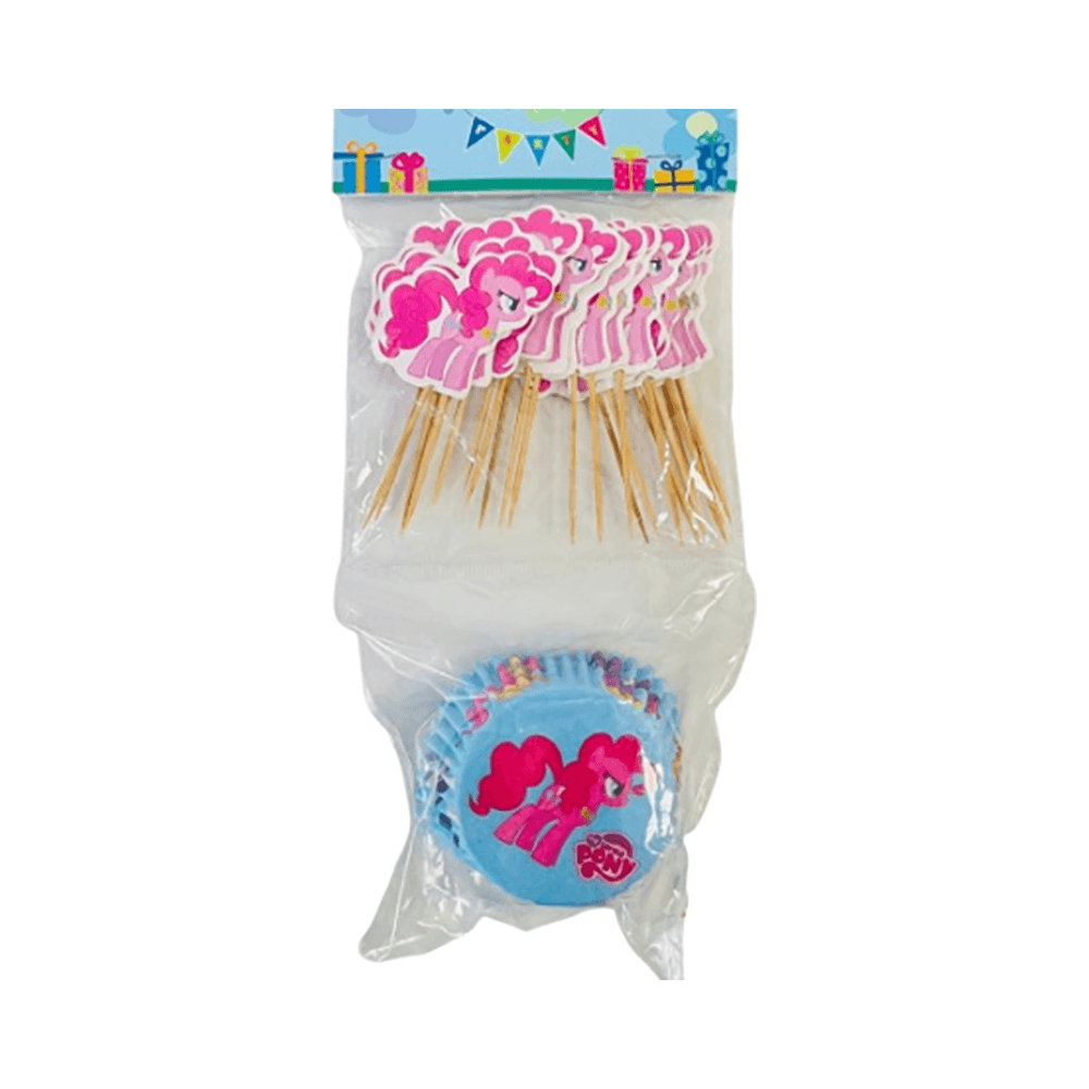 Little Pony Cupcake Topper With Cupcake Paper Liner