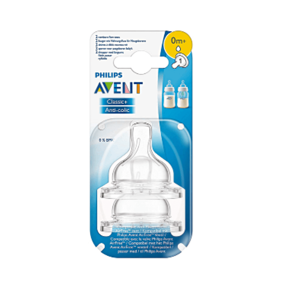 Philips Avent Classic Plus 1-Hole Teats 2Pcs SCF631/27