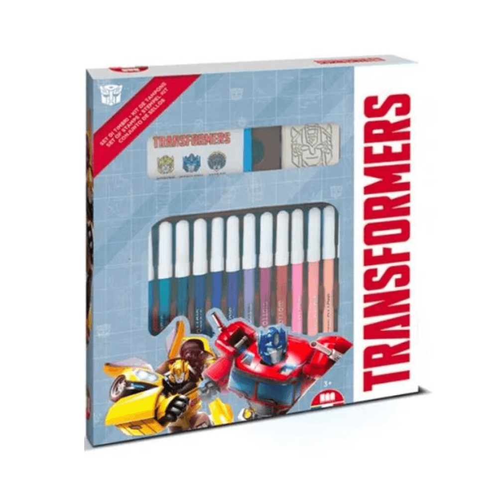 Transformers Multi Print Felt Tip Pens Set 21Pcs
