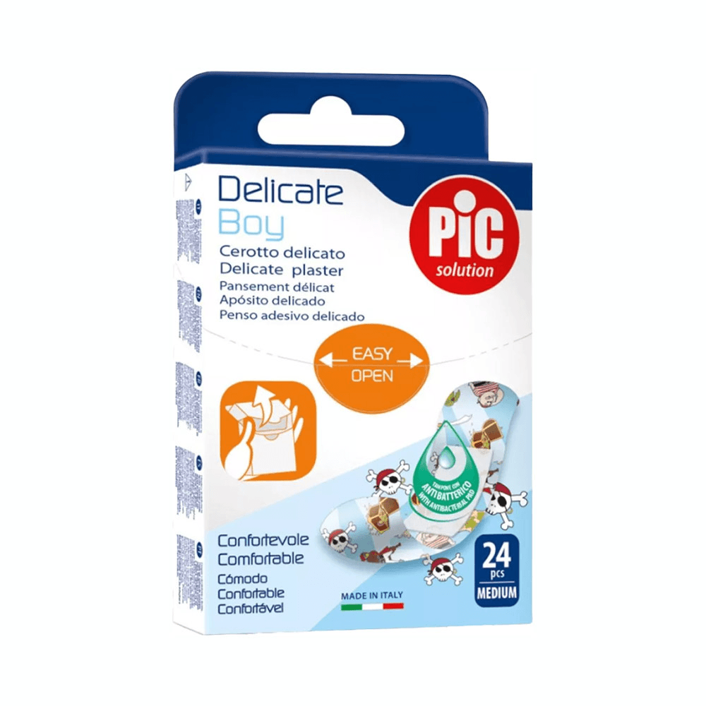 Pic Delicate Boy Plaster Medium 24Pcs Ref-02024090 