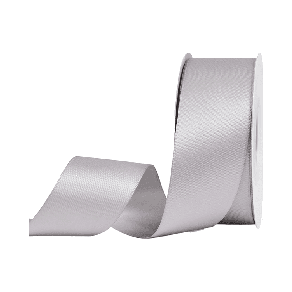 Satin Ribbon 25 yards - Silver