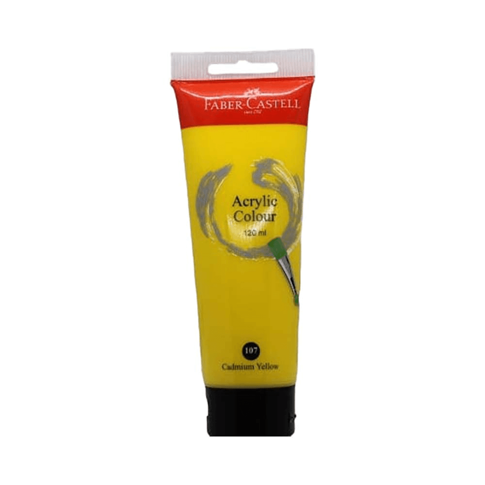 Faber-Castell Acrylic Colour 120ml - Cadmium Yellow 