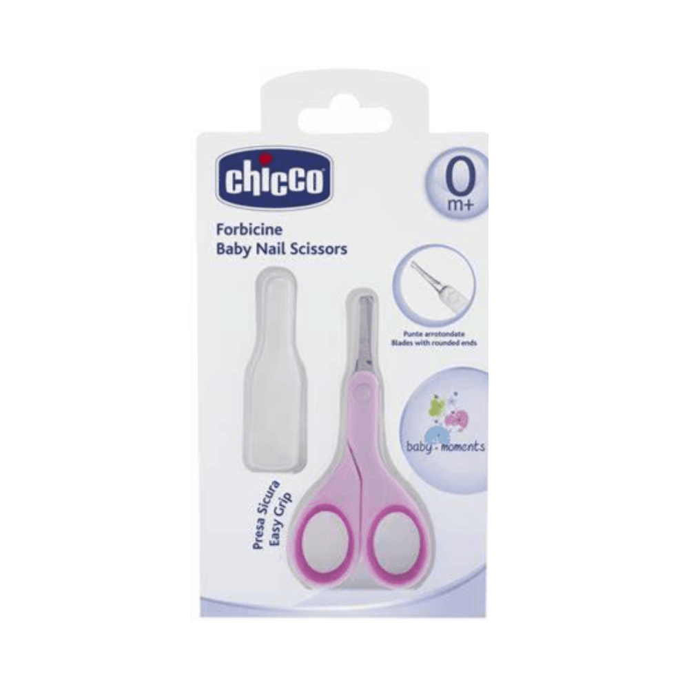 Chicco Baby Nail Scissor - Pink