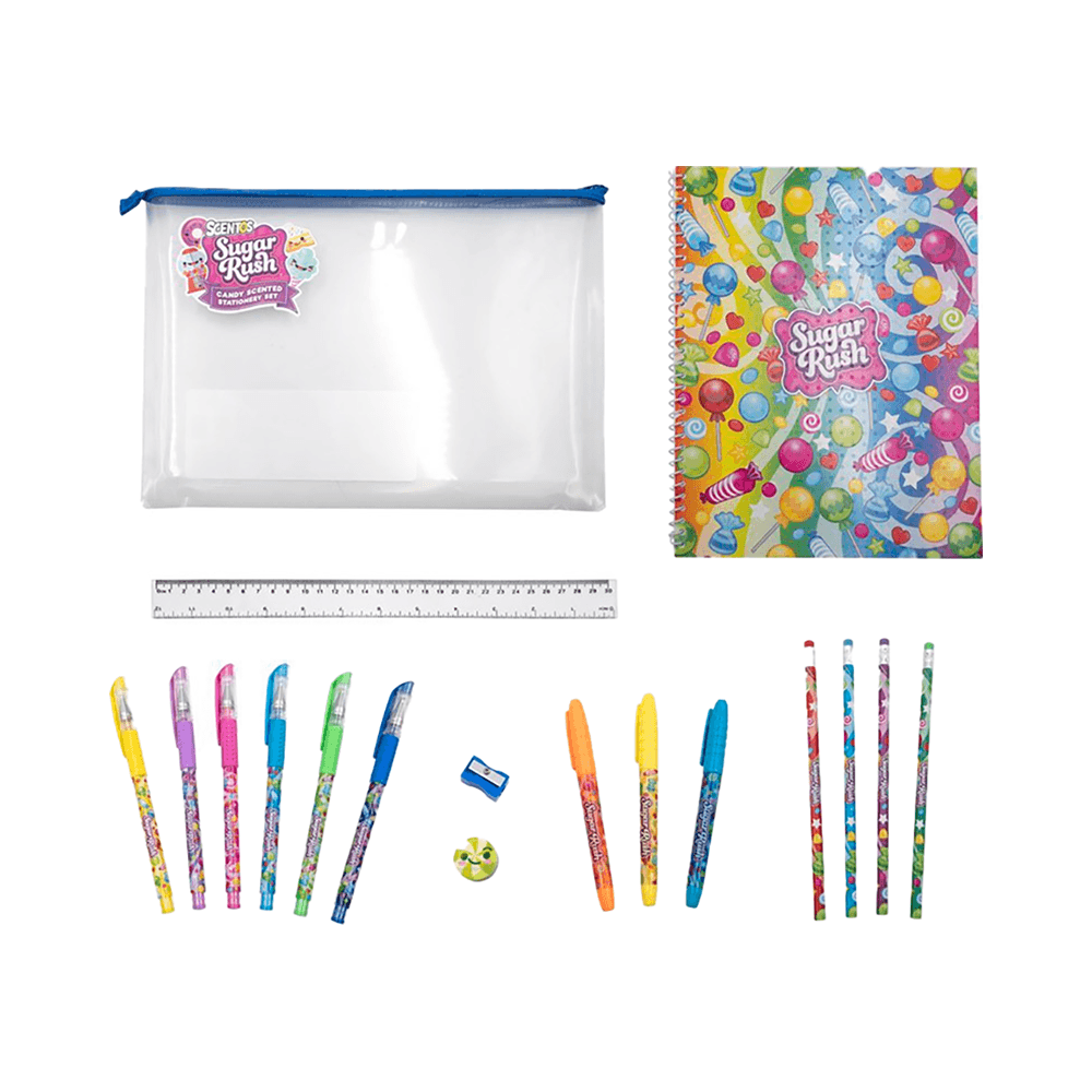 Scentos Sugar Rush Scented Stationery Case
