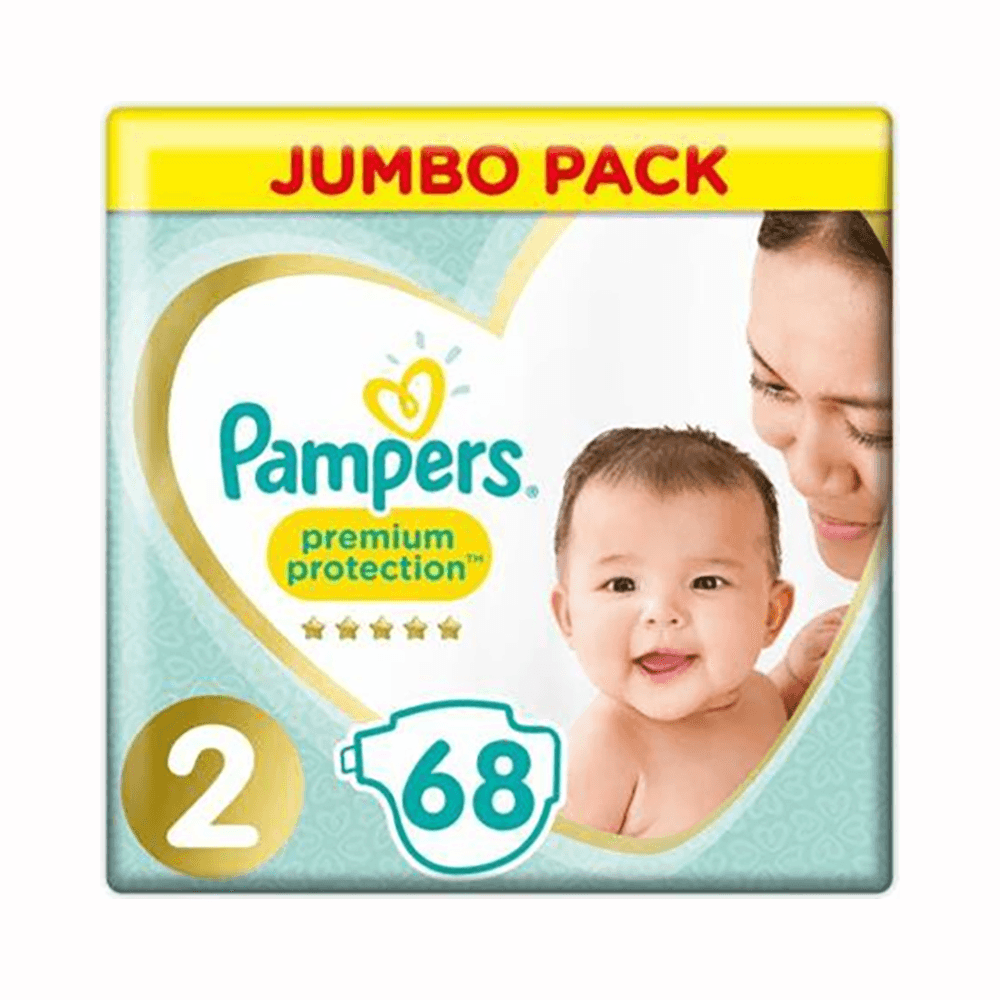 Pampers Baby Dry Diapers Size 2 3-8kg 68Pcs